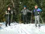 Ben, Scott and Mike (Linda still had energy, and left the picture to ski on the lake)